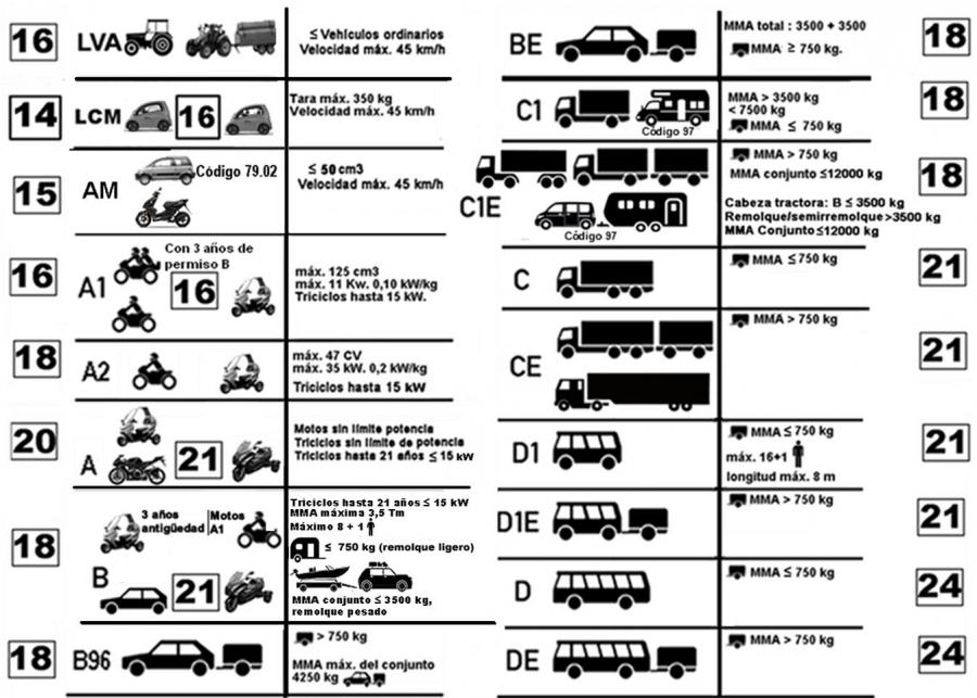 Permisos y Licencias: Reglamento de Conductores 818/2009